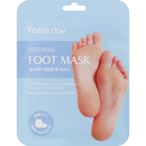 Маска-шкарпетки для ніг FarmStay Essential Foot Mask з гіалуроновою кислотою та медом, 14 г.