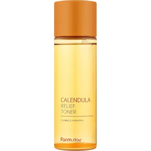 Тонер для лица FarmStay Calendula Relief Toner с экстрактом календулы, 200 мл.