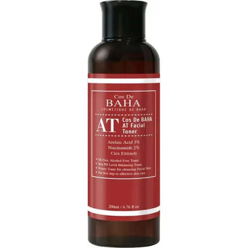 Тонер для лица Cos De Baha AT Facial Toner с азелеиновой кислотой, 200 мл.