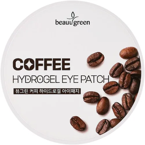 Гидрогелевые патчи для глаз Beauugreen Coffee Hydrogel Eye Patch с экстрактом кофе