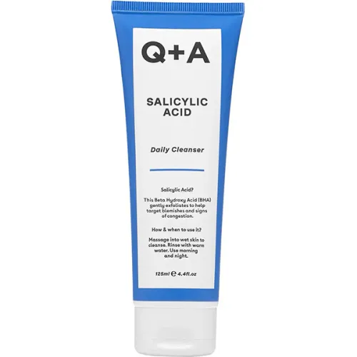 Очищуючий засіб для обличчя Q+A Salicylic Acid Daily Cleanser з саліциловою кислотою, 125 мл.