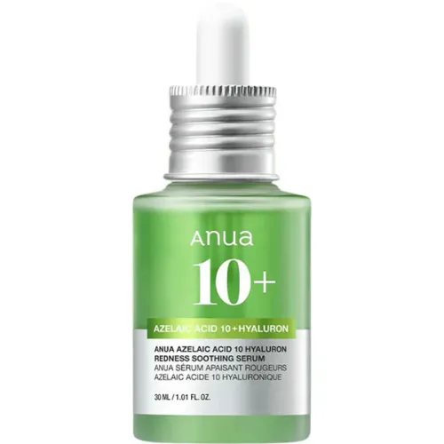 Заспокійлива сироватка для обличчя Anua Azelaic Acid 10 Hyaluron Redness Soothing Serum з азелаїновою кислотою, 30 мл.