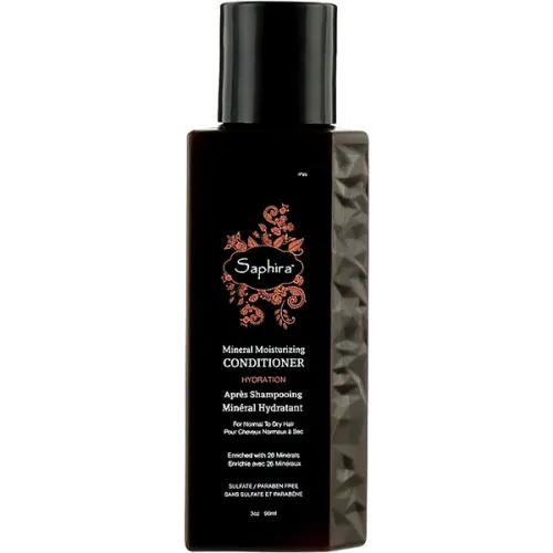 Мінеральний кондиціонер для зволоження волосся Saphira Hydration Mineral Moisturizing Conditioner, 90 мл.