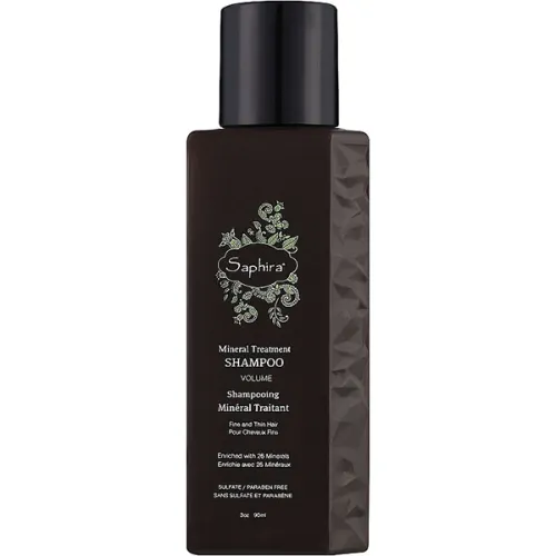 Мінеральний шампунь для об'єму волосся Saphira Volume Mineral Treatment Shampoo, 90 мл.