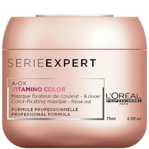 Маска для защиты и сохранения цвета окрашенных волос L’Oreal Professionnel A-OX Vitamino Color Masque, 75 мл.
