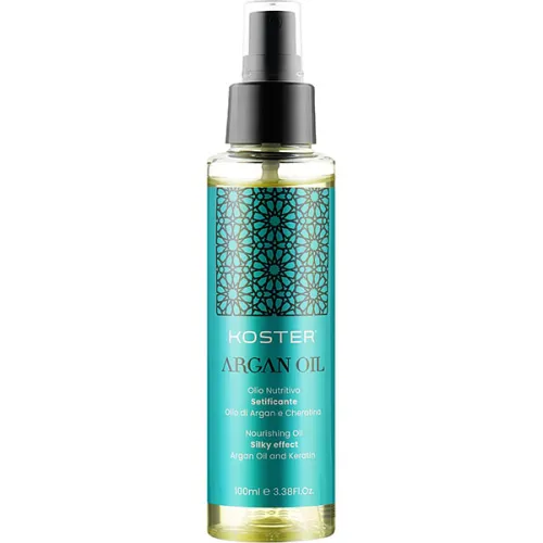 Питательное масло для волос Koster Argan Oil с аргановым маслом, 100 мл.