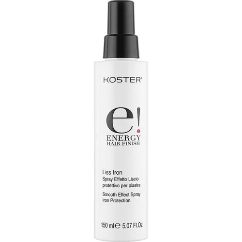 Спрей для розгладження волосся Koster Energy Smooth Effect Spray з термозахистом, 150 мл.