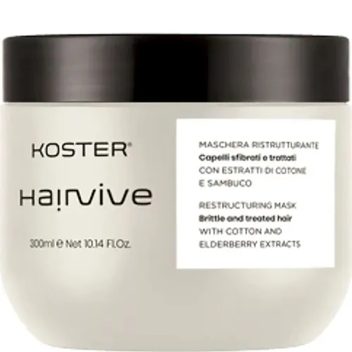 Відновлююча маска Koster Hairvive Cotton & Elderberry Restorative Mask з ефектом ламінування волосся «бавовна та бузина»