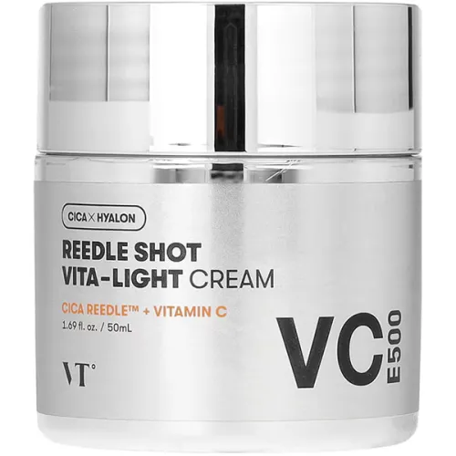 Лифтинг-крем для лица VT Cosmetics Reedle Shot Vita-Light Cream с микроиглами и витамином C, 50 мл.