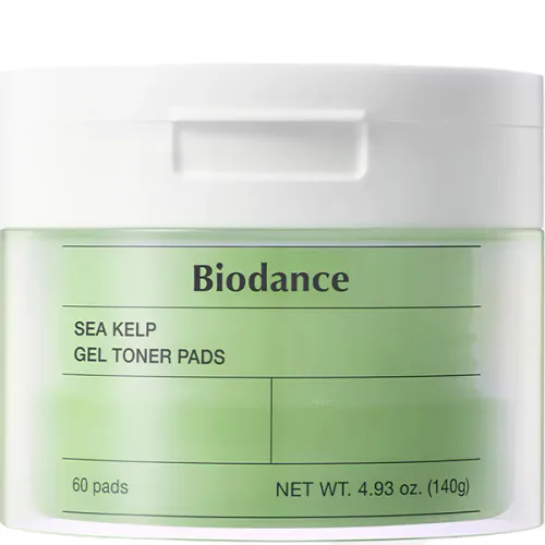 Заспокійливі гелеві пади для обличчя Biodance Sea Kelp Gel Toner Pad з екстрактом морських водоростей
