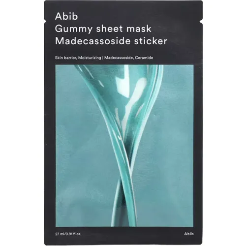 Зволожуюча тканинна маска для обличчя Abib Gummy Sheet Mask Madecassoside Sticker з мадекасосидом, 27 мл.