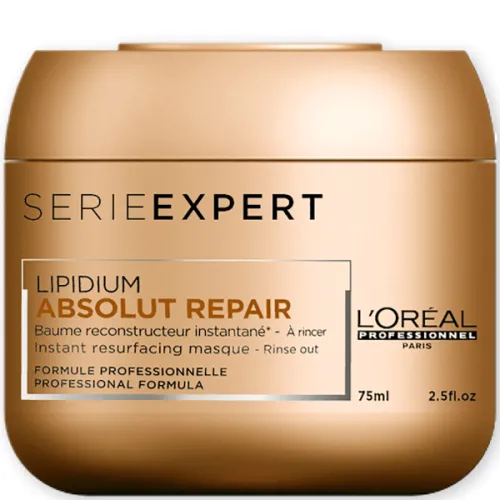 Маска для восстановления поврежденных волос L’Oreal Professionnel Lipidium Absolut Repair Masque, 75 мл.