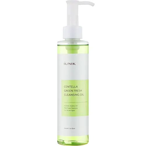 Гідрофільна олія iUNIK Centella Green Fresh Cleansing Oil з екстрактом центелли, 200 мл.
