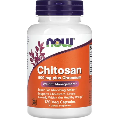 Хитозан и хром для похудения Now Foods Chitosan Plus Chromium 500 mg