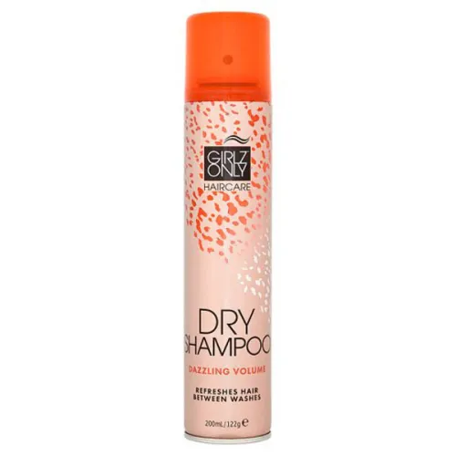 Сухой шампунь для дополнительного объема волос Girlz Only Dry Shampoo Dazzling Volume, 200 мл.