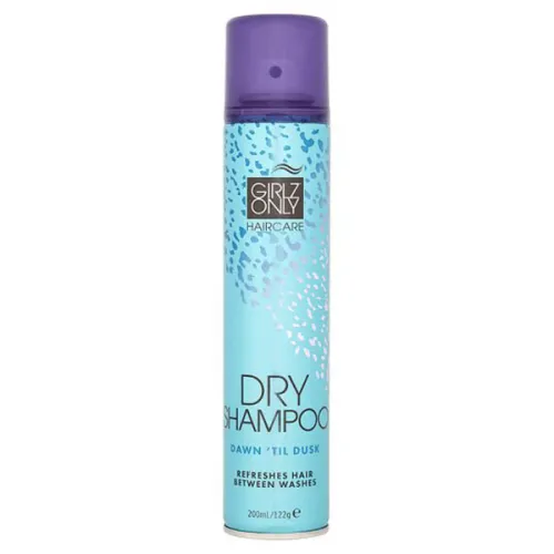 Сухой шампунь для волос цитрусовый Girlz Only Dry Shampoo Dawn Till Dusk, 200 мл.