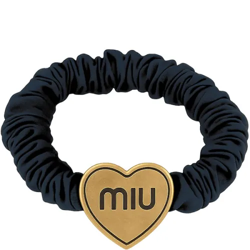 Резинка для волосся Chacott Miu Miu Hair Tie Heart Grey із серцем «сіра»