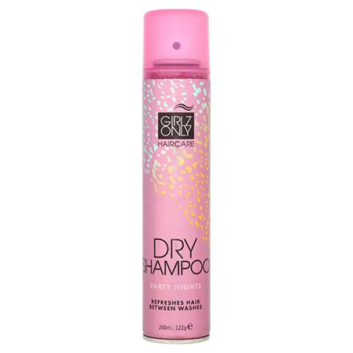 Сухой шампунь для волос фруктовый Girlz Only Dry Shampoo Party Nights, 200 мл.