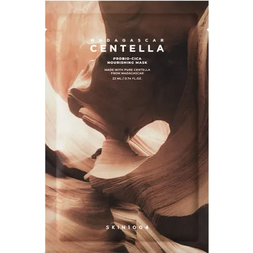 Тканевая маска для лица SKIN1004 Madagascar Centella Probio-Cica Nourishing Mask с экстрактом центеллы и пробиотиками, 22 мл.