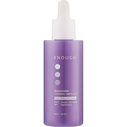 Укрепляющая сыворотка для лица Enough Bakuchiol Farming Ampoule с бакучиолом, 50 мл.