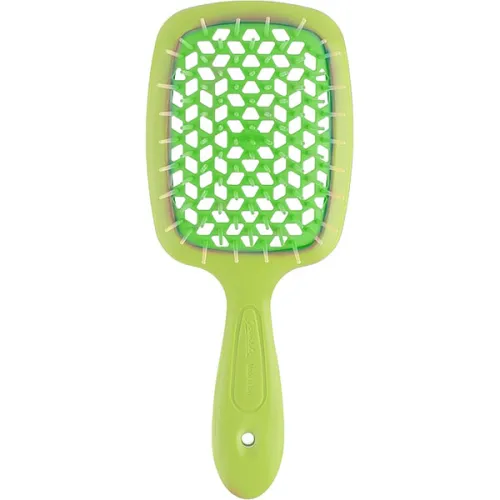 Щітка для волосся «неонова Janeke Superbrush The Original Neon & Green 86SP226 LIM з зеленим»