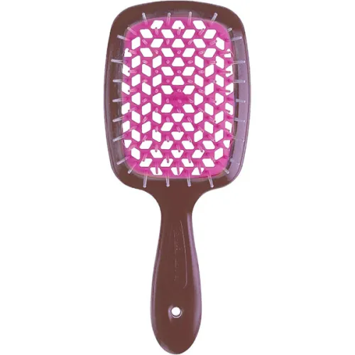 Щітка для волосся «бургунд Janeke Superbrush The Original Burgundy & Pink 86SP226 BOR з рожевим»
