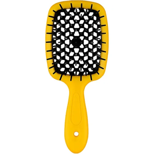 Щітка для волосся «жовта Janeke Superbrush The Original Yellow & Black 72SP226 GIA з чорним»
