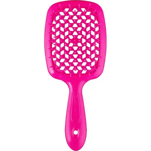 Щітка для волосся «неоново-рожева» Janeke Superbrush Small Neon Pink 86SP234 FUX