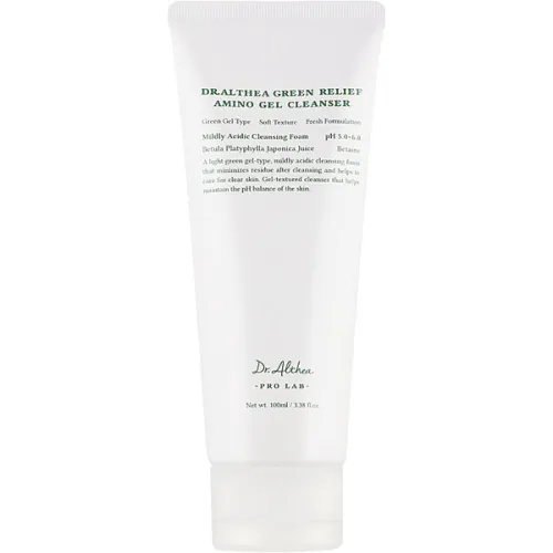 Гель-пенка для умывания Dr.Althea Green Relief Amino Gel Cleanser с аминокислотами, 100 мл.