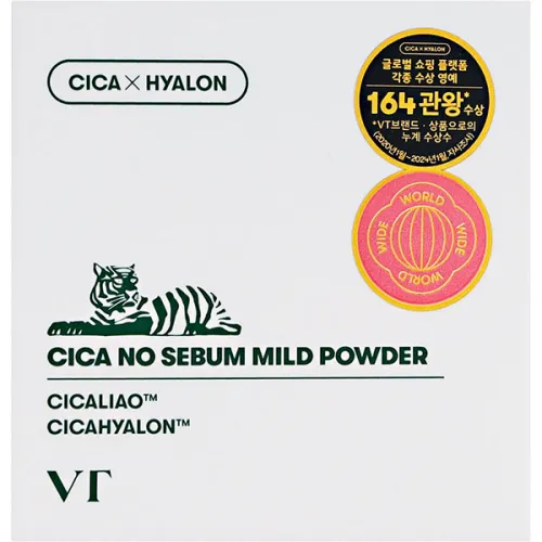 Матирующая пудра для лица VT Cosmetics Cica No-Sebum Mild Powder, 5 г. - вид 2