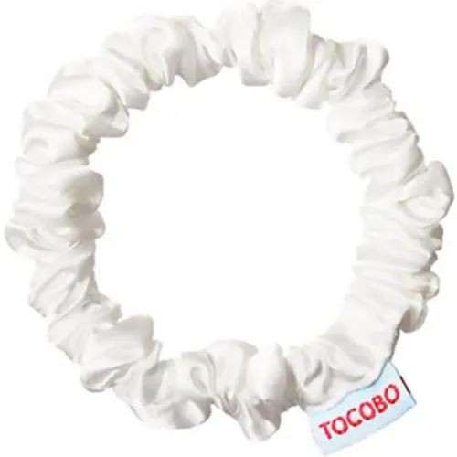 Оксамитова резинка для волосся «біла» Tocobo Hair Scrunch White