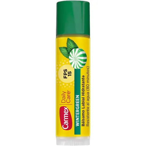 Бальзам для губ у стіку «зимова м'ята» Carmex Wintergreen Lip Balm Stick SPF15, 4.25 г. без уп.