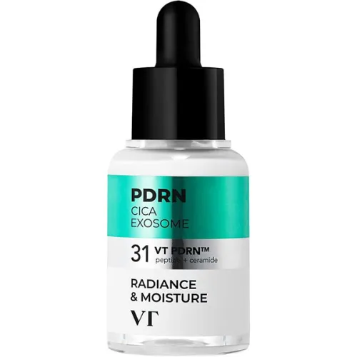 Ампульна сироватка для обличчя VT Cosmetics PDRN Cica Exosome Ampoule з ПДРН екзосомами та екстрактом центелли, 30 мл.