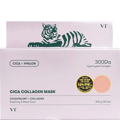 Зміцнююча тканинна маска для обличчя VT Cosmetics Cica Collagen Mask - вигляд 2