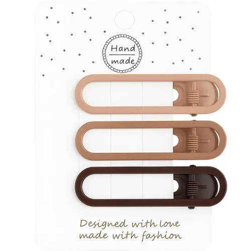 Набір заколок-затискачів для волосся «коричневий» Chacott Hair Set Clips Brown