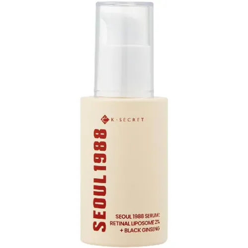 Антивозрастная сыворотка для лица K-Secret SEOUL 1988 Serum: Retinal Liposome 2% + Black Ginseng с ретиналем и черным