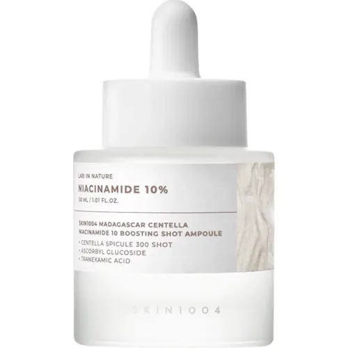 Ампульная сыворотка-бустер для лица SKIN1004 Madagascar Centella Niacinamide 10% Boosting Shot Ampoule с экстрактом центеллы