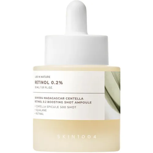 Ампульная сыворотка-бустер для лица SKIN1004 Madagascar Centella Retinol 0.2% Boosting Shot Ampoule с экстрактом центеллы и