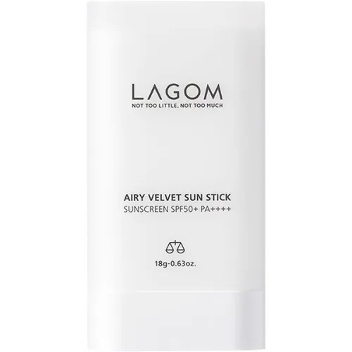 Легкий солнцезащитный стик для лица Lagom Airy Velvet Sun Stick SPF 50+ PA++++ с матирующим эффектом, 18 г.