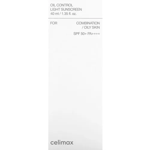 Солнцезащитный крем для уменьшения секреции себума Celimax Oil Control Light Sunscreen SPF50+ PA++++, 40 мл. - вид 2