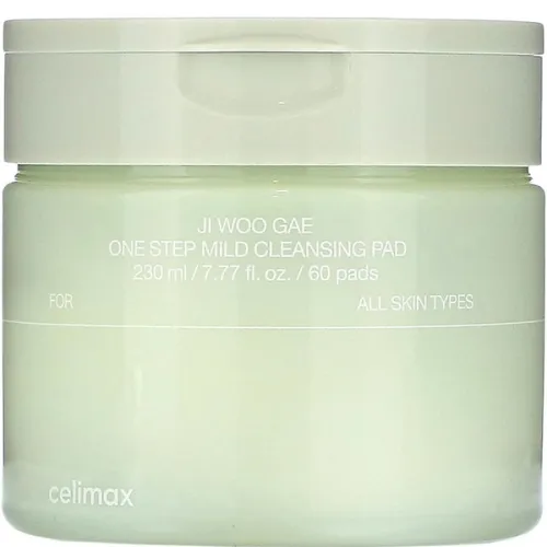 Пады для очищения кожи лица и снятия макияжа Celimax Ji Woo Gae One Step Mild Cleansing Pad