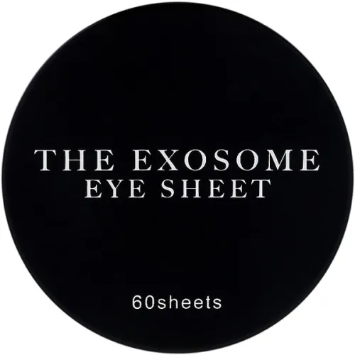 Зволожуючі антивікові патчі для сухої шкіри навколо очей Kor Japan The Exosome Eye Sheet Black з екзосомами