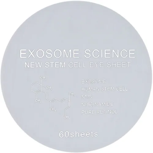 Зволожуючі антивікові патчі для очей Kor Japan The Exosome Science New Stem Cell Eye Sheet White зі стовбуровими клітинами