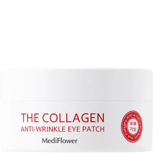 Антивозрастные патчи для глаз Medi Flower The Collagen Anti-Wrinkle Eye Patch с коллагеном