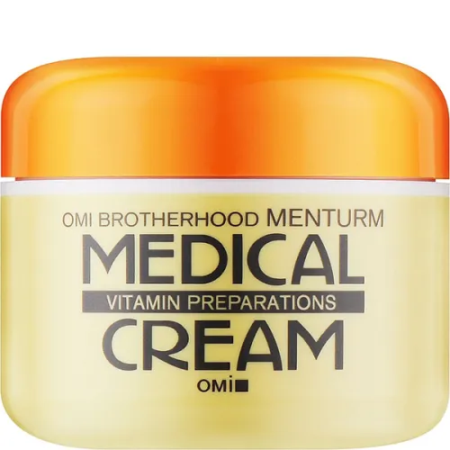 Лікувально-відновлюючий крем для тіла Omi Brotherhood Menturm Medical Cream G з вітамінами В2 і В6, 145 г.
