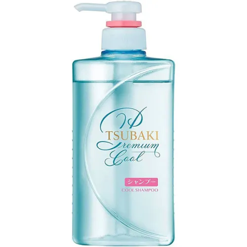 Преміум шампунь для волосся Shiseido Tsubaki Premium Cool & Repair Shampoo з охолоджуючим ефектом, 490 мл.