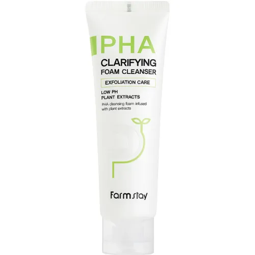 Очищаюча пінка для вмивання FarmStay PHA Clarifying Foam Cleanser з PHA кислотами, 150 мл.