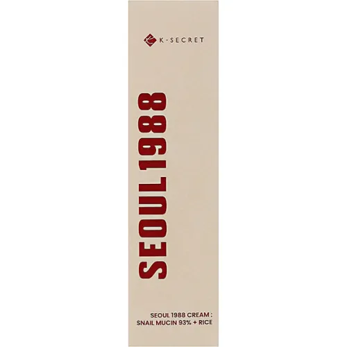 Заспокійливий крем для обличчя K-Secret SEOUL 1988 Cream: Snail Mucin 93% + Rice, 100 мл. - вигляд 2