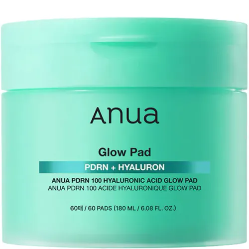 Зволожуючі тонер-пади для обличчя Anua PDRN 100 Hyaluronic Acid Glow Pad з гіалуроновою кислотою та PDRN