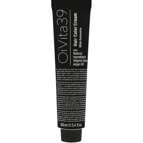Профессиональная перманентная аммиачная крем-краска для волос OiVita39 Hair Color Cream With Ammonia, 100 мл.